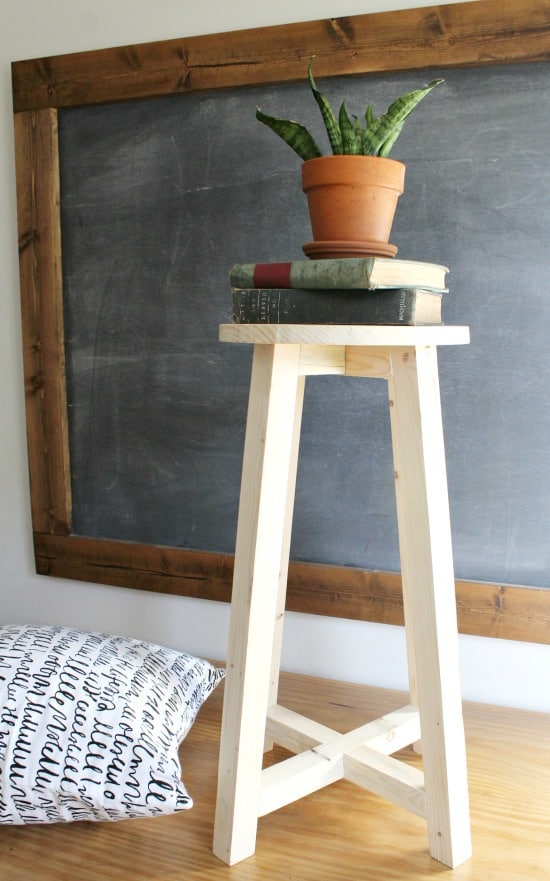 Easy Homemade Barstool.