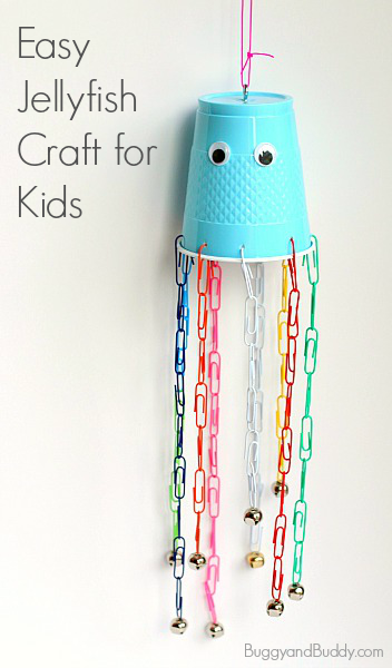 Jellyfish Cup Craft.