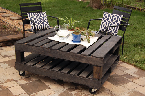 Outdoor Pallet Table.