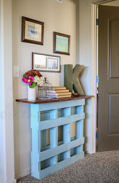 Pallet Console Table.