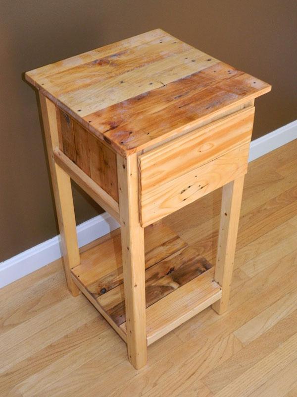 Pallet Nightstand.