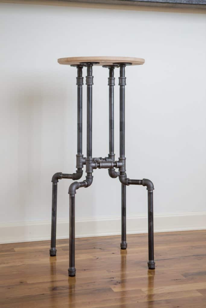 Pipped Leg Bar Stool.