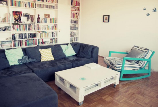 White Pallet Coffee Table.