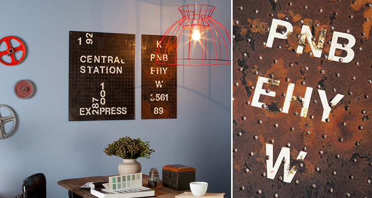 Create your own artwork to decorate your wall from a peg board!