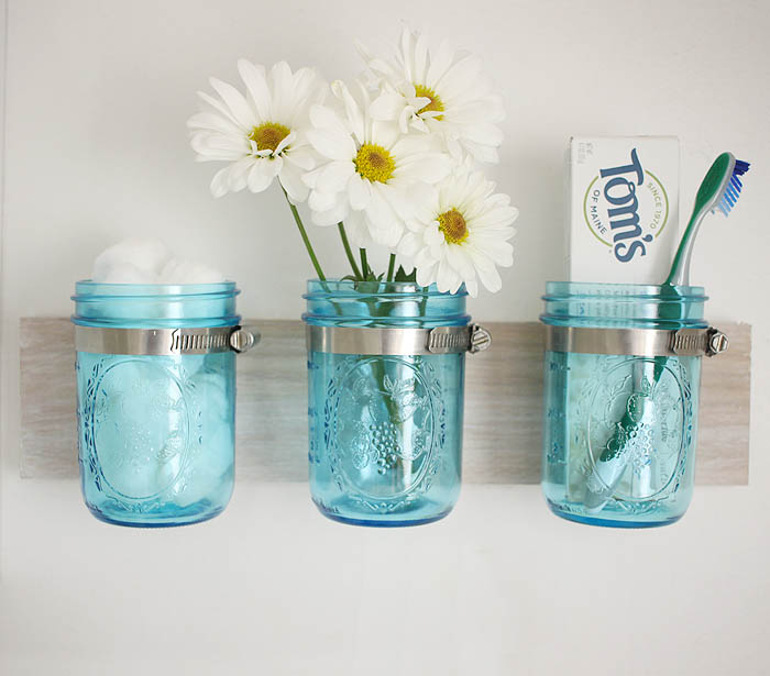 Mason Jar Organizer.