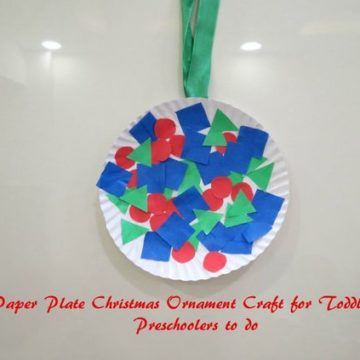 Paper Plate Christmas Ornament Craft