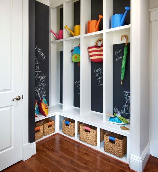 Personalize a Mudroom.