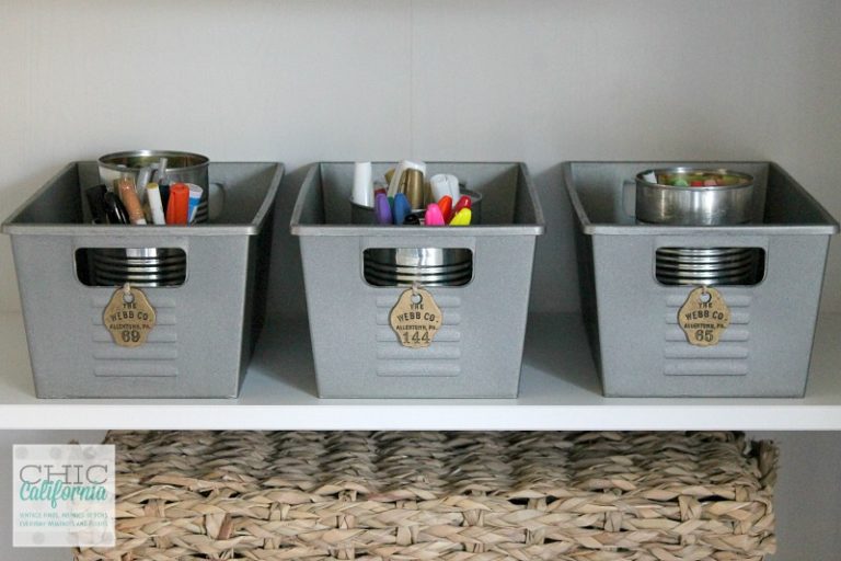 Vintage Locker Bins.