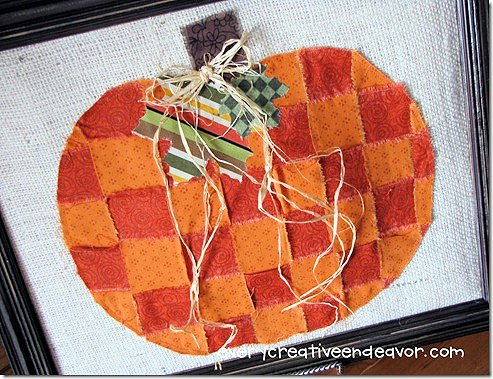 Woven Fabric Pumpkin from Every Creative Endeaver.