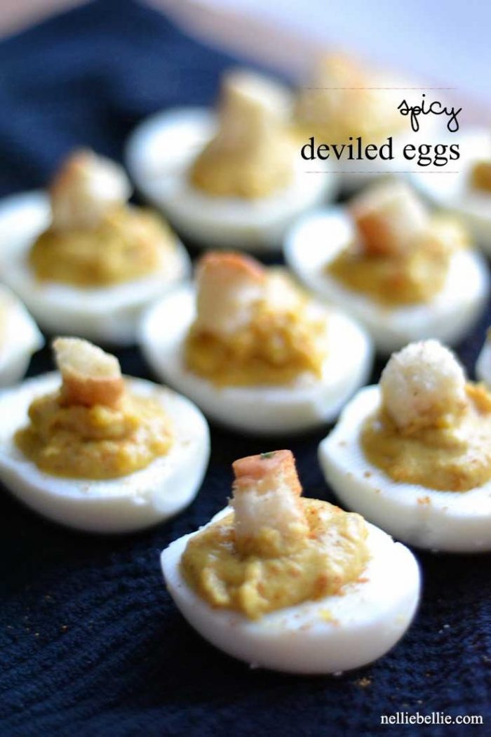 Dijon Mustard Spicy Deviled Eggs By Nellie Bellie Saudos 0364