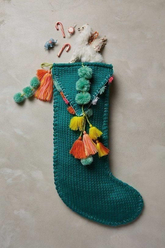 Anthropologie Inspired DIY Stocking.