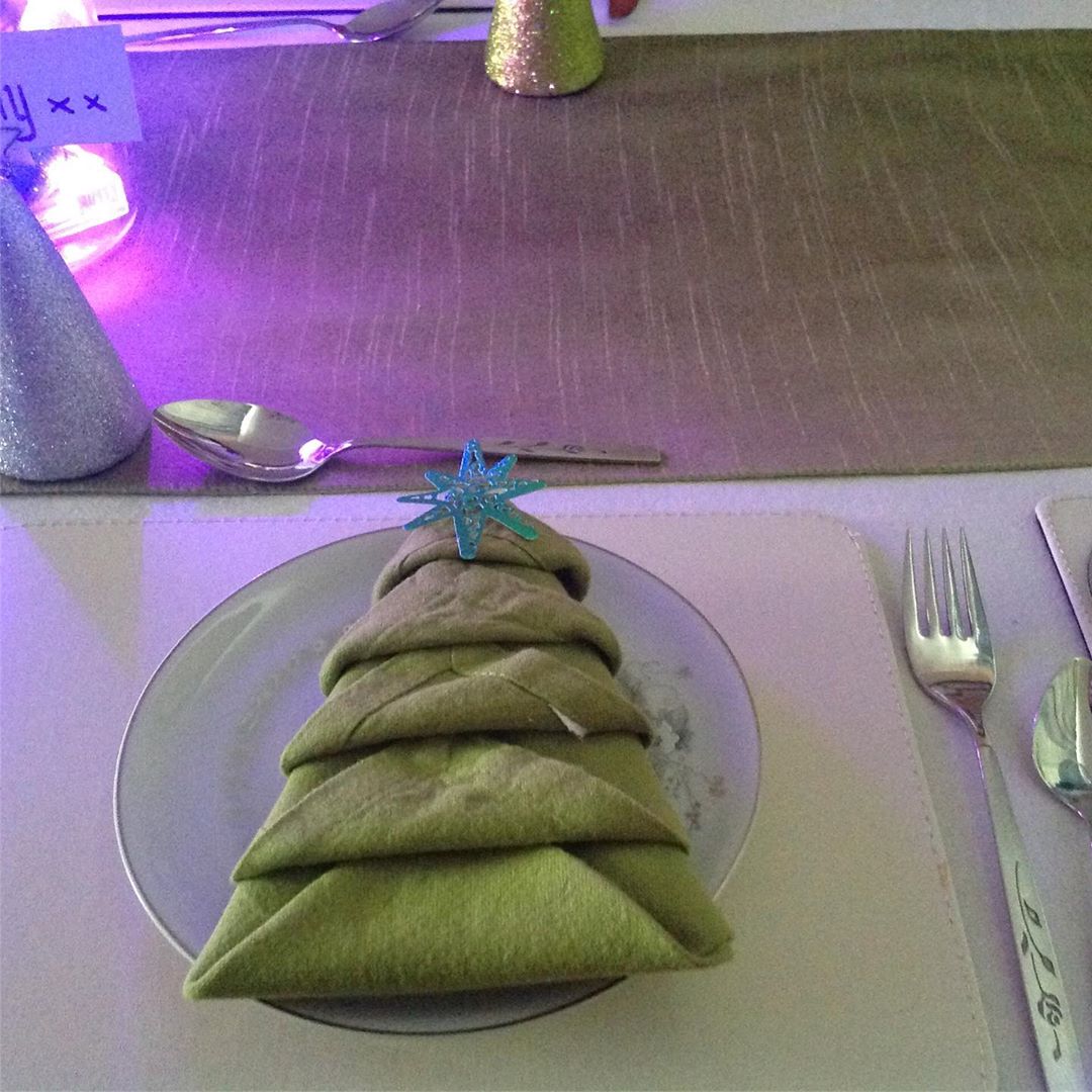 Christmas napkin fun Tree!