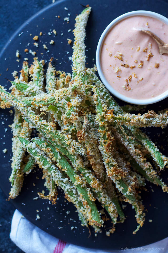 Crispy Baked Green Bean Fries