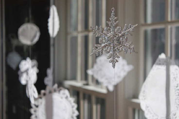 DIY Winter Wonderland Window.