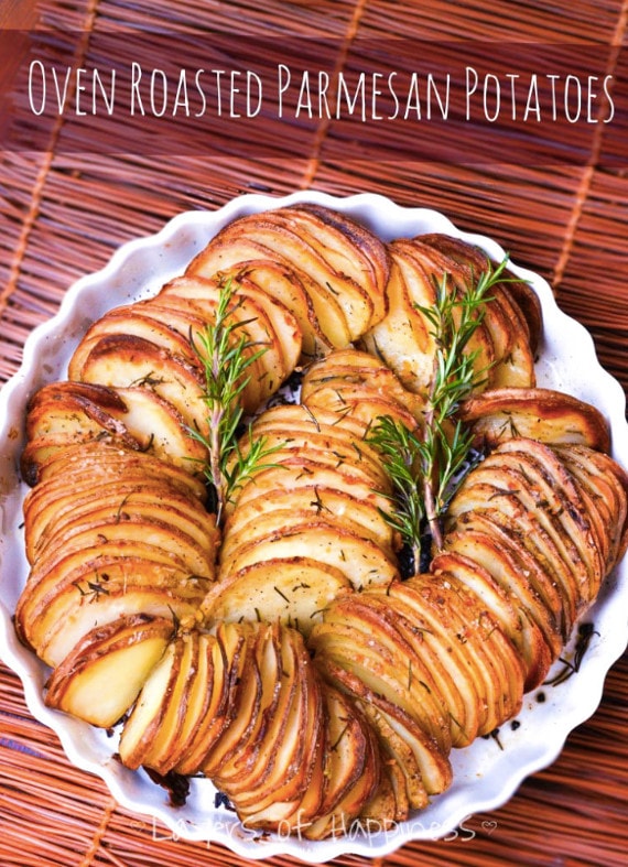 Easy Oven Roasted Parmesan Potatoes