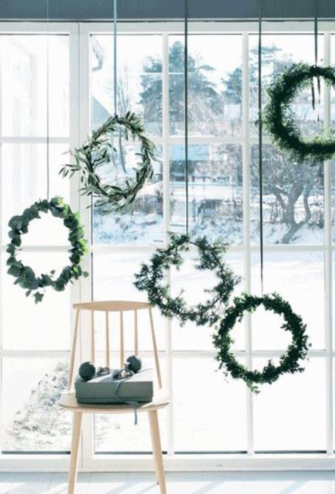 Evergreen Wreaths.