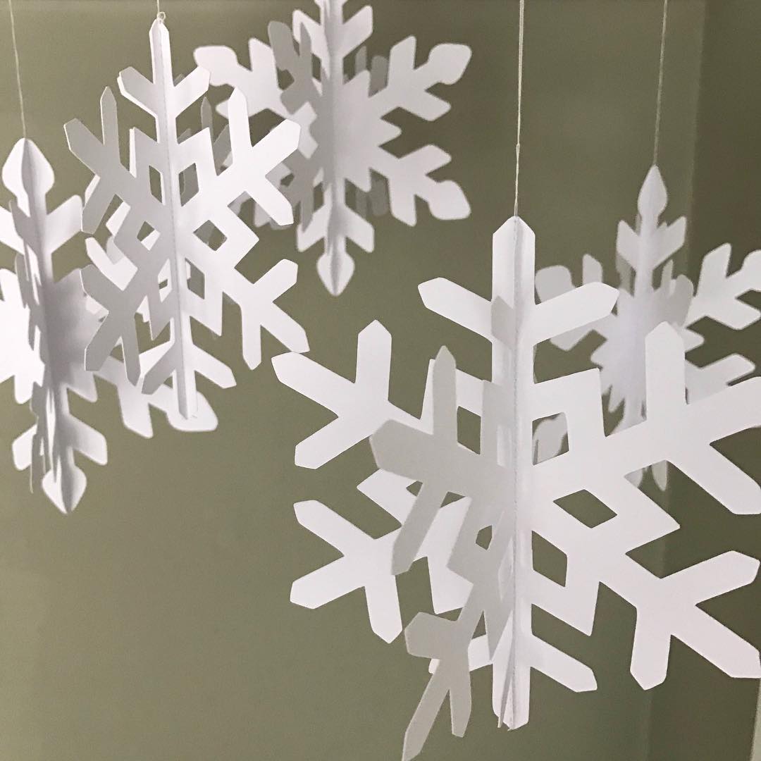 Lovely well made snowflakes.