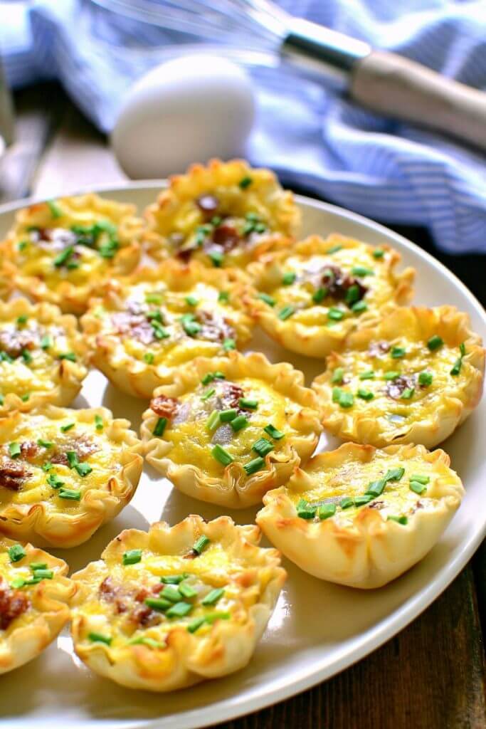 Quiche Lorraine Bites.