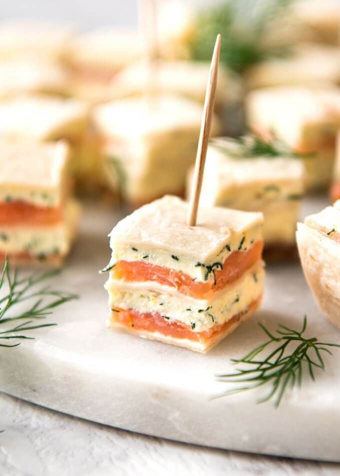 Smoked Salmon Appetizer.