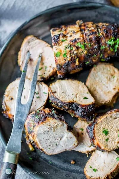 Cuban Marinated Pork Tenderloin.