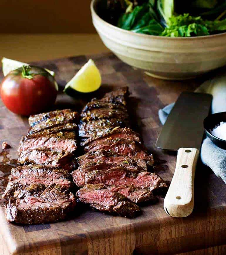 Grilled Carne Asada.