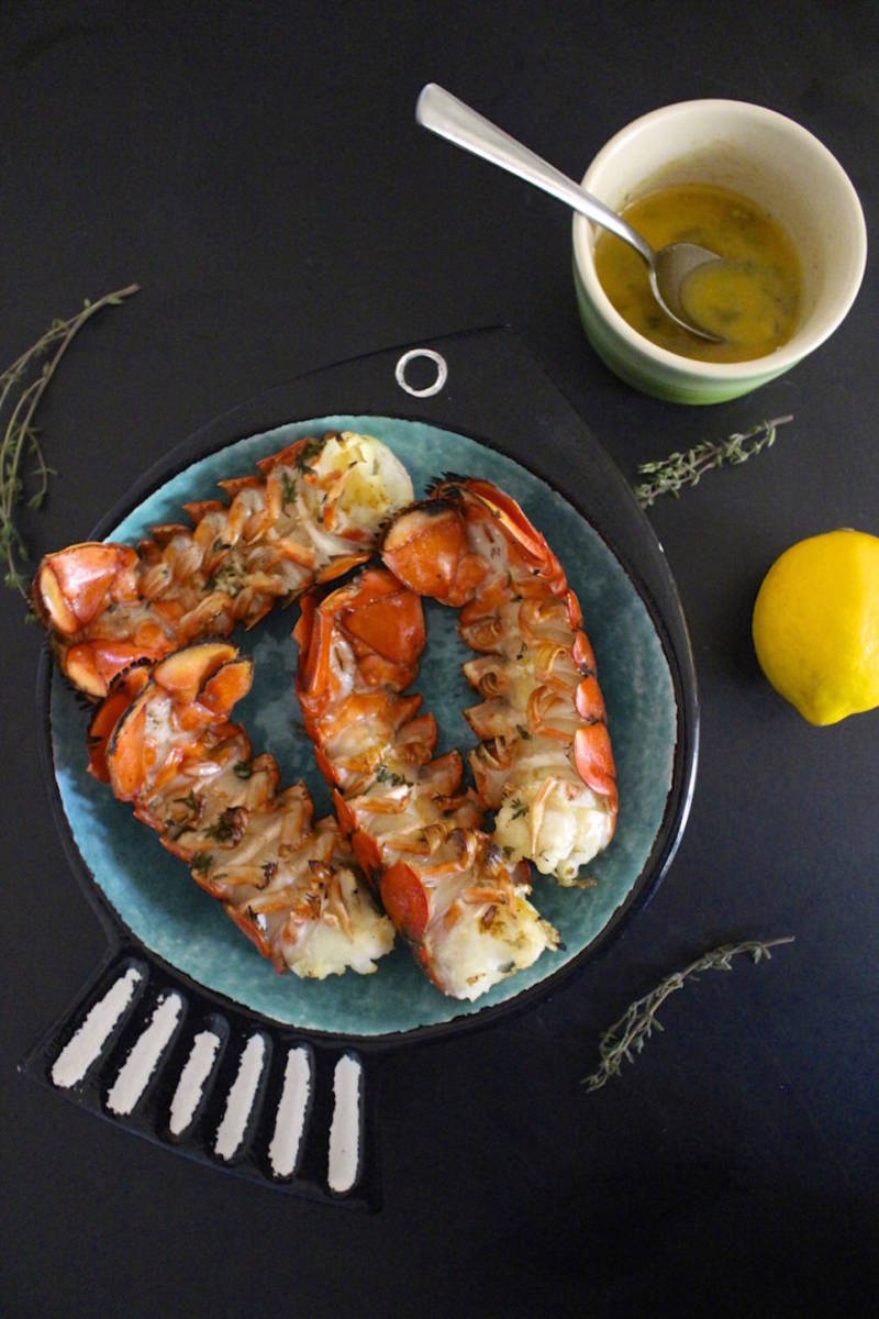 Lemon Butter Grilled Lobster Tails – by What Great Grandma Ate