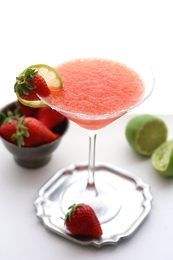 Low Carb Strawberry Margarita by All Day I Dream About Food