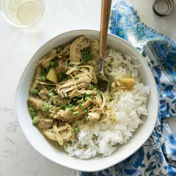 Slow Cooker Coconut Chicken Curry from Mountain Mama Cooks