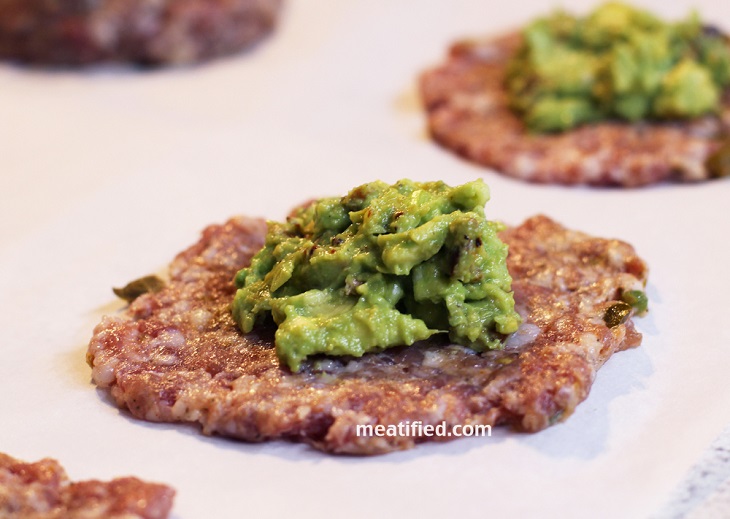 Stuffed Bacon Guacamole Burger.