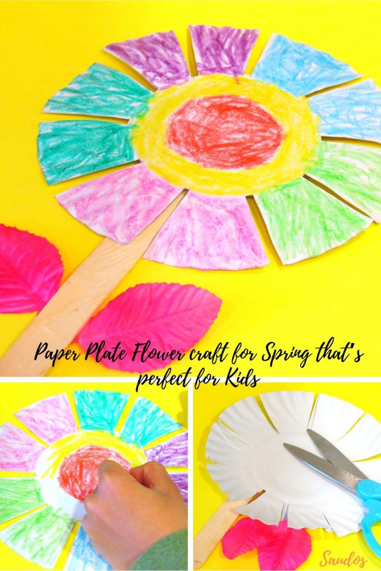 Paper Plate Flower craft for Spring that’s perfect for Kids | Excellent ...