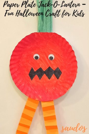 Paper Plate Jack-O-Lantern – Fun Halloween Craft for Kids