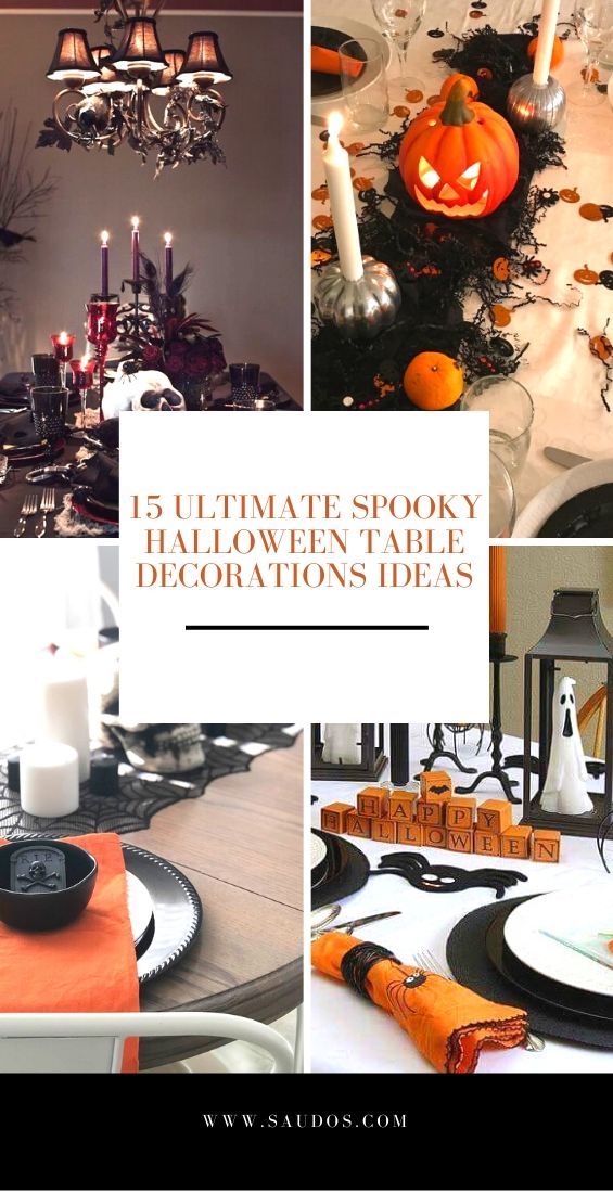 Unique Spooky Halloween Table Decorations Ideas