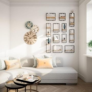 Use light colors for walls and furniture