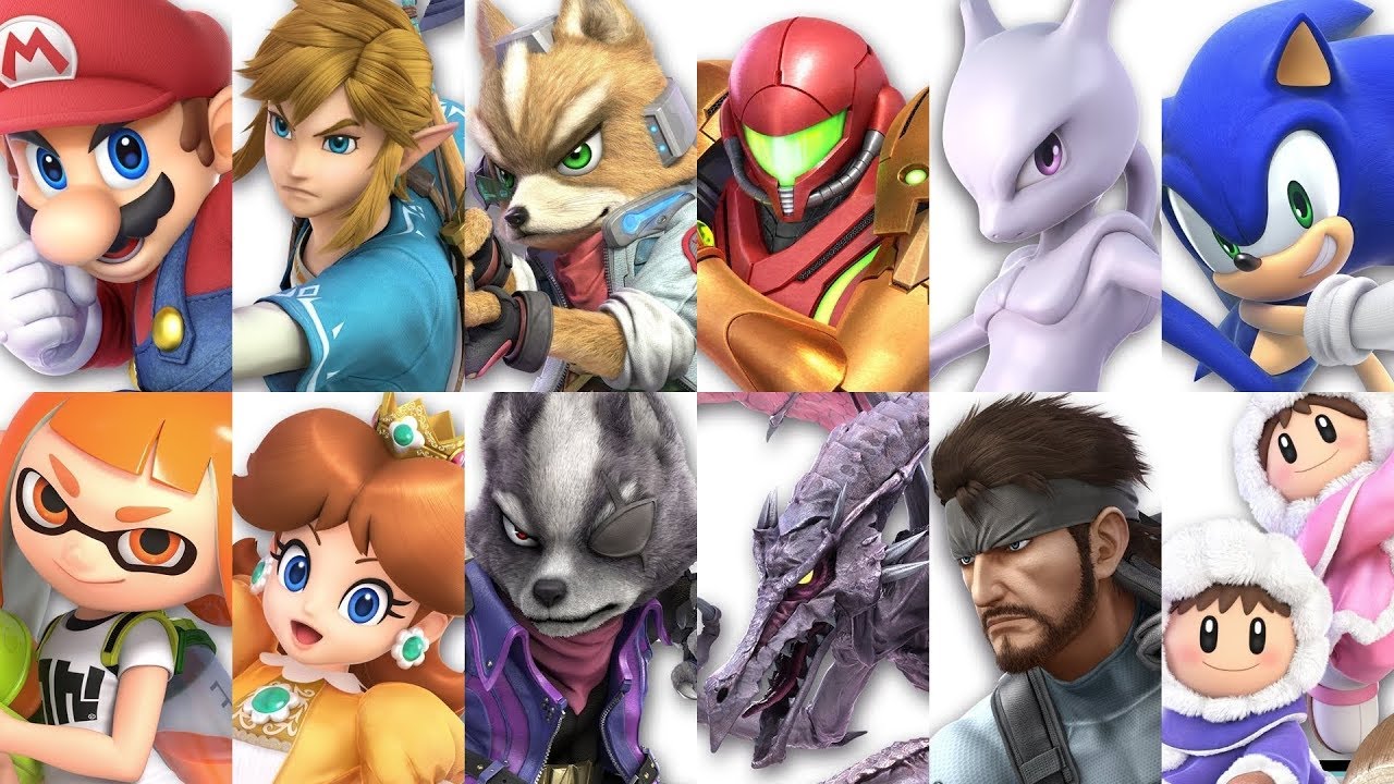 Super Smash Bros Ultimate List Of Characters