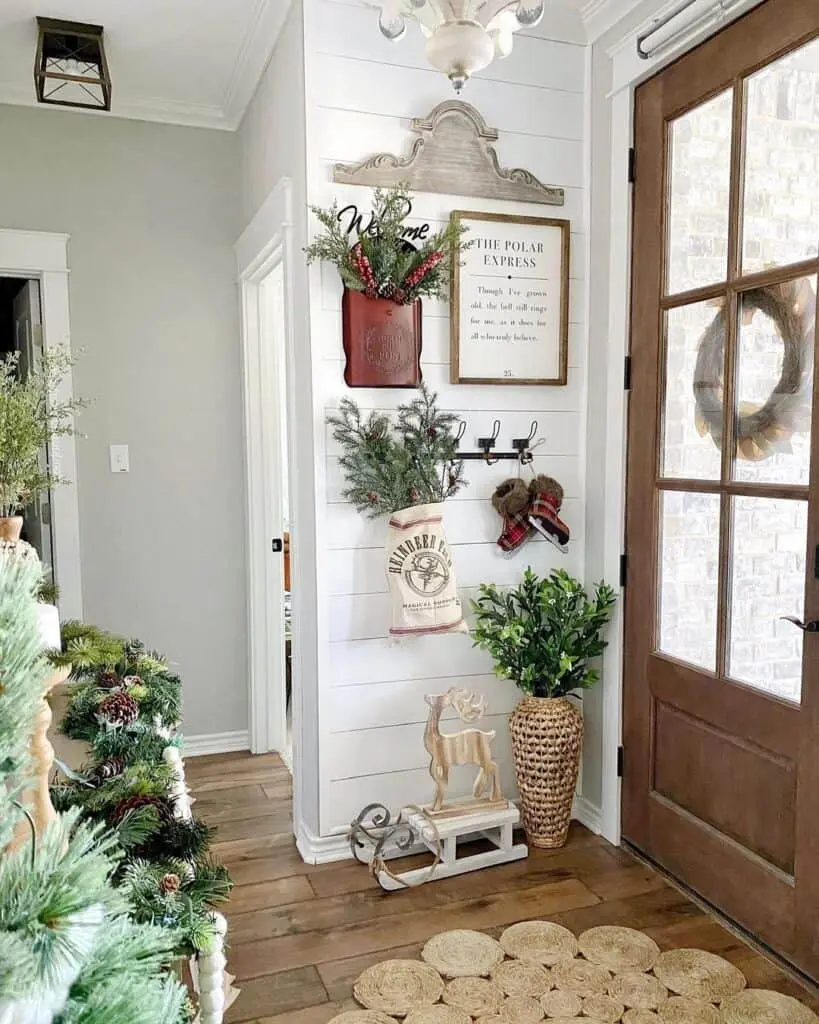 A Christmas Foyer