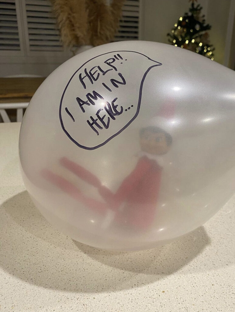 Help! Elf trapped in a balloon