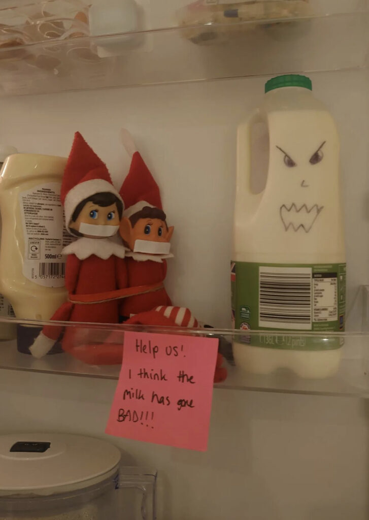 Help us! the milk has gone bad!