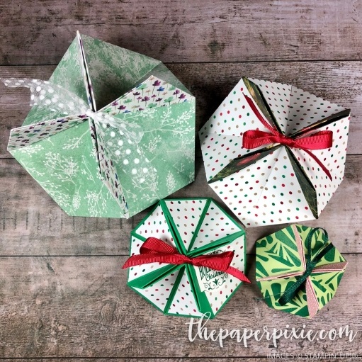 Awesome faceted gift boxes