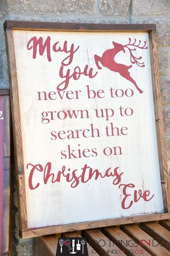 Rustic Christmas sign of Christmas