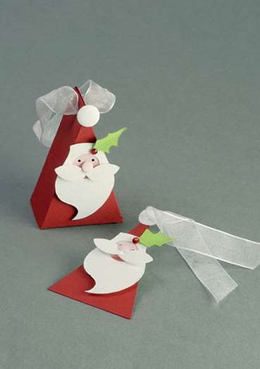 Tree Santa mini gift box idea