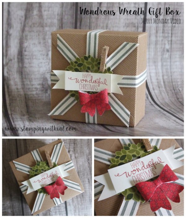 Wonderful wreath gift box