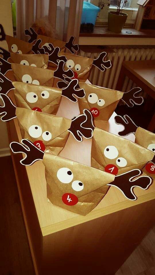 Chic handmade Rudolph for Christmas.