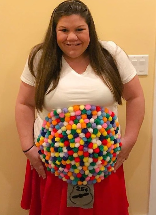 Amazing gumball costume for Halloween.