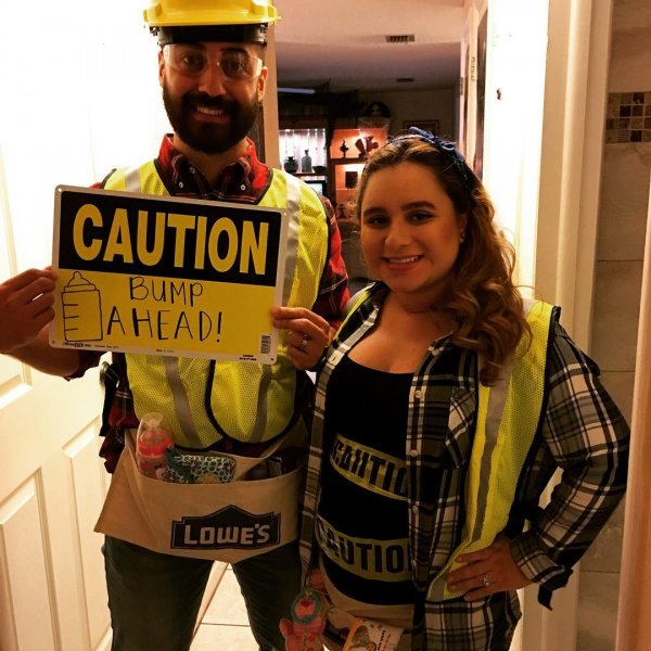 Caution Baby bump ahead.