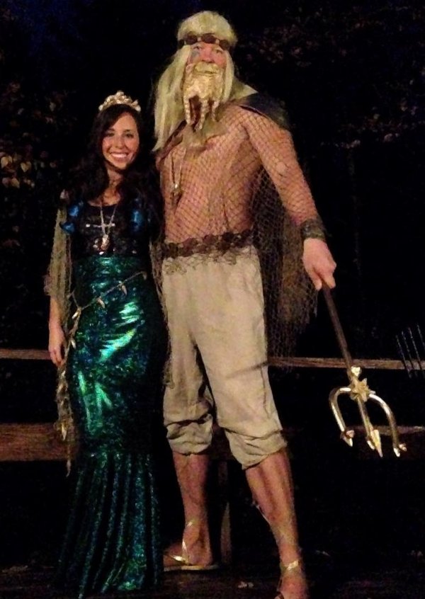 Unique Halloween couple costume. 