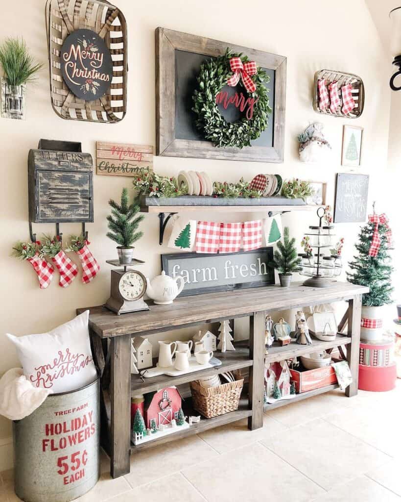 Dreamy Farmhouse Christmas Styling