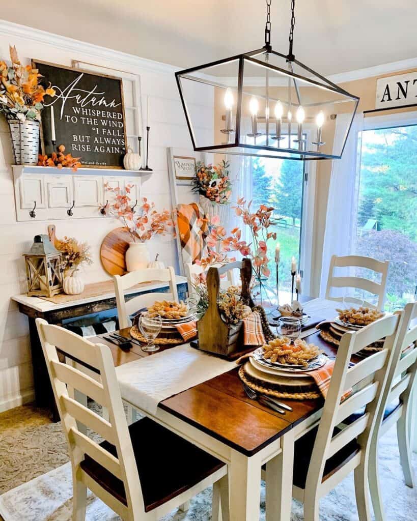 Gorgeous Fall Dining Room Setup