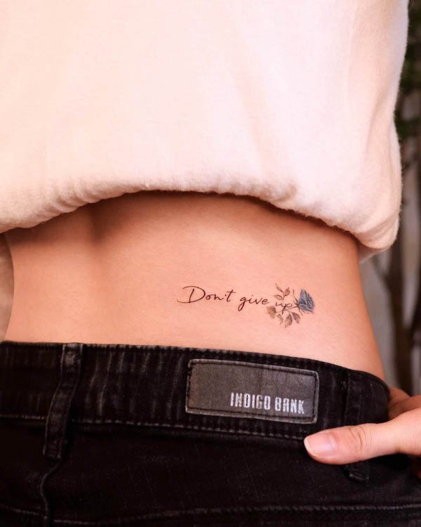Don’t give up