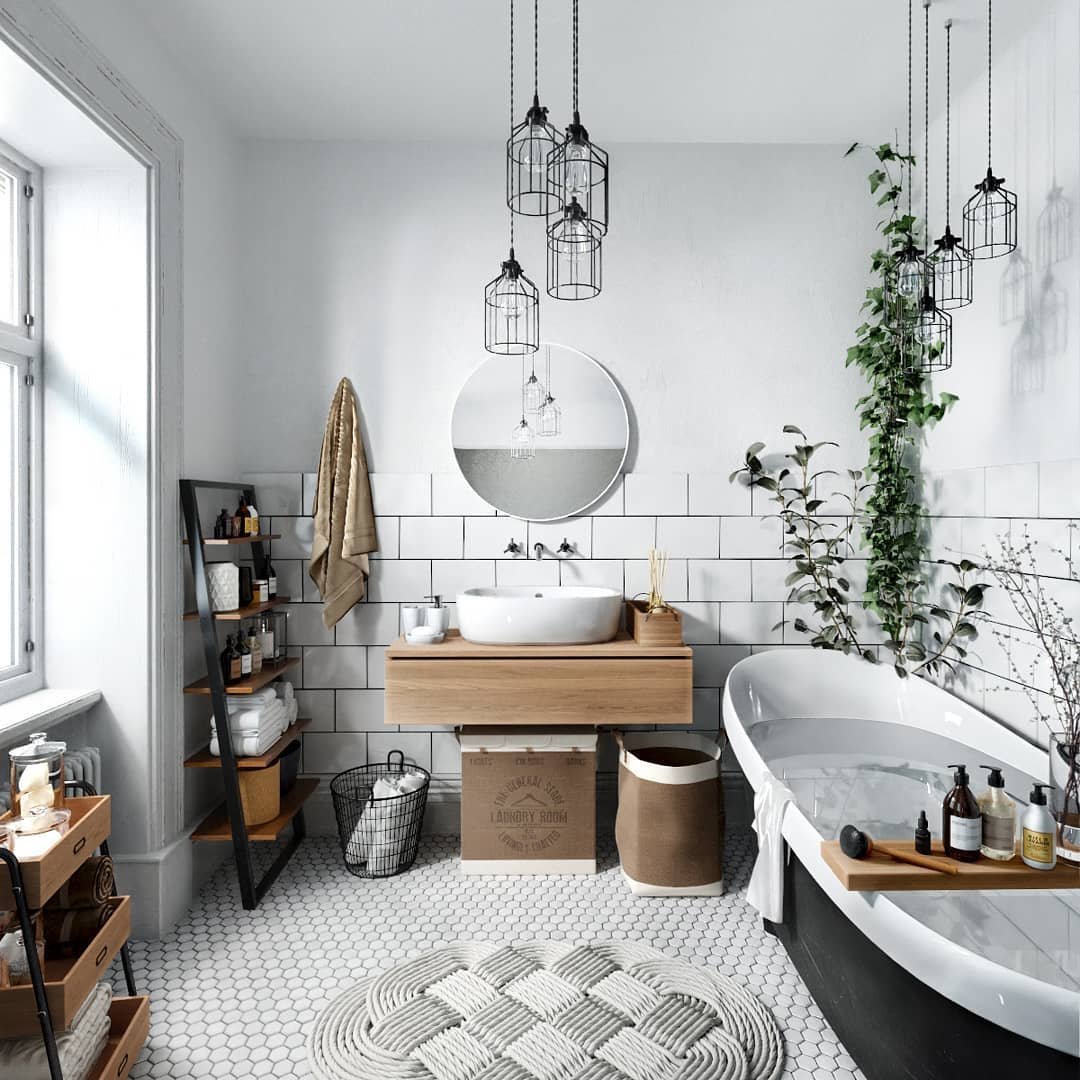 Industrial Charm with a Green Touch