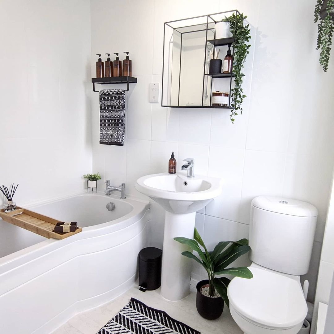 Crisp White with Bohemian Accents